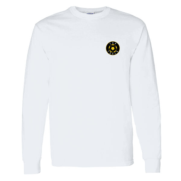 Top Touch Soccer Heavy Cotton 100% Cotton Long Sleeve T Shirt Thumbnail